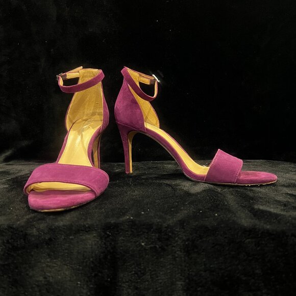 Antonio Melani Fuchsia Suede Heel Pump Size 9.5 - Picture 1 of 8